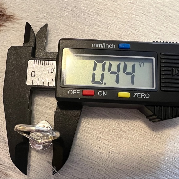 ❤️ Kingman Turquoise 925 Teardrop Beaded Style Ring Southwestern Navajo Size 6 - Picture 12 of 14